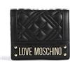 Love Moschino Moschino Portafoglio donna Love libretto in ecopelle trapuntato nero AS23MO13 JC5601 NERO