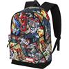 Marvel Spiderman Panels-Zaino HS FAN 2.2, Multicolore, 31 x 44 cm, Capacità 24 L