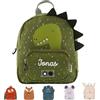 upstitch studio Trixie Zaino per bambini con nome personalizzato ricamato, dinosauro, Rucksack KLEIN/SMALL