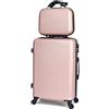 CELIMS Valigia da viaggio 65 cm e beauty case, 65cm & Vanity