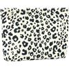 Ksriylm Borsa cosmetica leopardata da donna, portatile, multifunzionale, da viaggio, con cerniera, piccola borsa da toeletta personalizzata per cosmetici, viaggi e attività, Beige
