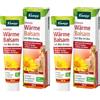 Kneipp Balsamo termico con arnica, benefico dopo attività fisiche, effetto termico dermatologicamente confermato, per collo, spalle e schiena, 100 ml (Confezione da 2)