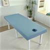 Surwin Lenzuolo da Lettino per Massaggi, Copertura Protettiva con Foro Lenzuolo per Lettino da Massaggio Coprilettino Lavabile Estetica per Lettino da Salone e Spa (Blu navy,60x185)