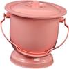MotiveTech Vaso Da Notte Pitale Riutilizzabile Contenitore per Urina Padella Da Letto con Maniglia per Un Facile Trasporto Adatto E Campeggio, Rosa