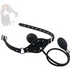 CSCLI Cintura gonfiabile in silicone nero con cintura elastica regolabile con blocco