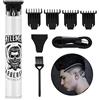 BESTBOMG Tagliacapelli elettrico Barber Grooming Kit ricaricabile Cordless Close Cutting T-Blade Trimmer Tagliacapelli per gli uomini Zero Gapped Detail Rasoio da barba