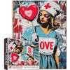 Tucocoo Puzzle Graffiti di Infermiera Banksy per Adulti, Puzzle da 1000 Pezzi, Arte per Adulti, Hobby Creativi, Decorazione della Casa, Regalo per la Famiglia