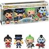 Funko Pop! Animation: One Piece - Monkey D. Luffy - 4 Pack - Si Illumina Al Buio- Figura in Vinile da Collezione - Idea Regalo - Merchandising Ufficiale - Giocattoli per Bambini e Adulti