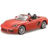 Burago BBURAGO Assortimento Casuale Porsche 718 Boxster Scala 1:24, Replica Diecast con Portiere Apribili, Assortimento Casuale, Licenza Ufficiale Porsche