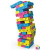 Spin Master Games Editrice Giochi, Paw Patrol, Jumbling Tower a tema Paw Patrol: Il Super Film, Blocchi di Legno multicolore, Giochi per Bambini e Bambine, 4+ anni