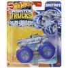 Hot Wheels Monster Trucks Bigfoot 2024, Power Smashers scala 1:64, auto schiacciata inclusa