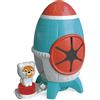 Clementoni - 17806 - Soft Clemmy - Touch, Explore And Play Sensory Rocket, Razzo con Mattoncini Morbidi e Personaggio, Set Costruzioni Prima Infanzia Multilingua per Bambini 6 Mesi, Made in Italy