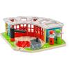 Bigjigs Rail Deposito per Cinque Locomotive