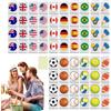 Generico Piastrelle da gioco con motivo bandiera, set da gioco Mahjong con bandiera nazionale | Gioco da tavolo nazionale sulla spiaggia | Divertente gioco interattivo per feste e famiglie per adulti, bambini