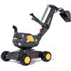 Rolly Toys rollyDigger Volvo EW160 Pala giocattolo (per bambini di 3-5 anni, pala di plastica, grigio/giallo) 421152, 102 x 43 x 74 cm