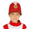 FIESTAS GUIRCA | Cappello Majorette Bambini Rosso - Accessorio per Costume per Feste Sportive e Celebrazioni - Ideale per Bambini e Bambine - Perfetto per Carnevale e Halloween - Rosso