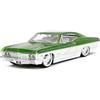 Jada Big Time Muscle 1:24 1967 Chevrolet Impala SS macchina pressofusa, giocattoli per bambini e adulti (verde/bianco)