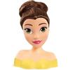 Just Play Disney Princess Belle - Mini testa da parrucchiere, 14 cm, con spazzola per capelli, per divertimento, dai 3 anni in su