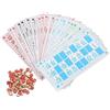 Generico Set Per Bingo,Giocattoli Interattivi In Legno Vintage,Gioco Bingo Per La Famiglia Con Carte Da Scacchi | Per Adolescenti Amici Serata Festa Scuola Casa Raduno Compleanno Natale