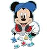 Trefl - Puzzle in Legno Originali: Disney, Mickey Mouse: Nel Mondo di Topolino - 50 Pezzi, Wood Craft Junior, Forme irregolari, 10 figure, puzzle moderno, divertente per bambini dai 5 anni