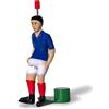 TIPP-KICK Star-Kicker Francia I Giocatore Originale per Grandi e Piccini I Divertiti con questo personaggio di calcio in qualsiasi gioco Maglia Azzurra