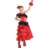 PRESTIGE & DELUXE Costume Deluxe SPAGNOLA FLAMENCO BALLERINA Taglia 5 6 7 8 9 10 Anni (7-8 ANNI: altezza bimba/o 128 cm)