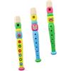 VANZACK Set 3 Unitá Flauto Musicale Educativo per Ragazzo Ragazza in ABS 20,5X2,5 CM, Giocattolo Didattico per Sviluppo Manualità Design Assortito Adatto a Prima Età