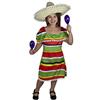 I LOVE FANCY DRESS LTD ABITO MEXICANO DA BAMBINA ACCESSORIO COSTUME - ABITO PONCHO MESSICO PLUS SOMBRERO NATURALE CON DETTAGLIO POM (NATURAL - X-Large)