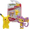 Pokémon Personaggi 5 cm Pikachu & Aipom - Giochi Nuovo 2023 - Figurine Action Figure - Licenza Ufficiale Giocattoli