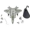 Fenteer 1/100 F22 Modello di Aereo da Combattimento Invisibile con Stand per Oggetti da Collezione