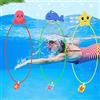 AVZYARDY Giocattoli da Immei,Piscina Subquea Immeioni Giocattolo,Giochi Piscina Baini Giocattoli da Piscina,Giocattoli da Nuoto tivi Anelli da Immei,Giochi da Piscina for Baini