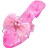 Generico Scarpe da Principessa con Tacchetto per Bambine | Sandali Gioco con Cristalli e Glitter | Per Travestimenti, Carnevale e Feste di Compleanno | Età 3, 4, 5, 6 Anni