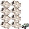 HERCHR Sfere Antivibranti RC, 8Pcs RC Metal Shock Damper Testa a Sfera per Axial 1/10 RC Car