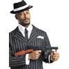 Funidelia | Mitragliatrice da gangster per donna e uomo Anni 20, Cabaret, Charleston, Decenni - Nero, accessorio per costume