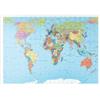MyPuzzle.com MyPuzzle Mappa Del Mondo A Colori - Confini, Paesi, Strade E Città - Premium 200 Pezzi Puzzle - MyPuzzle Collezione speciale di Puzzle Galaxy