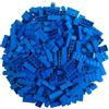 Q-Bricks Set di mattoncini classici | 300 pezzi di mattoni base in 5 forme | Colore: Blu Cielo | Confezionato in una scatola riutilizzabile | 100% compatibile| Prodotta nell'UE
