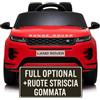 TOYSCAR Macchina Elettrica per Bambini Range Rover Evoque Full Optional Auto Elettrica per Bambini Telecomandata Sedile in Pelle Porte Apribili Doppio Motore Elettrico 12V (Rosso)
