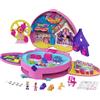 Polly Pocket Zainetto dei Segreti, 2 Micro Bambole, Carretto dei Gelati e Giostre, Giocattolo per Bambini 4+Anni, GKL60, Imballaggio Standard