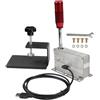 MotiveTech Cambio sequenziale USB, Freno a Mano, Facile Installazione in Metallo per simulatore Professionale G923 G920, Cambio, Rosso