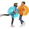 InnovaGoods - 2 Palle Gonfiabili Giganti per Giochi All'aperto, Robuste e Impermeabili, Ideali per Bubble Soccer e Divertimento in Famiglia, Blu e Arancio, XL, PVC