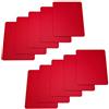 Brybelly Set di 10 carte da poker in plastica rosse