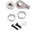 EVTSCAN Piastra sterzo di sterzata da 25T Fit per Wltoys 1/12 12428 12423 FY-03 RC Parti d'Argento (Titanium MN-025T)
