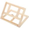 SOPOTUTU Supporto Regolabile in Legno per Coperchio Puzzle Cavalletto Pieghevole Portatile per Lettura Manuali e Organizzazione Accessori da Tavolo Leggero e Compatto per Casa e Viaggio