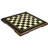 Chessgammon Helena - Scacchiera in ebano nero antracite 45 cm