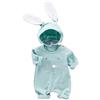 Generico Vestito Neonato coniglio Set Costume Carnevalle Neonato Tutina Pagliacetto Bebé Unisex Comodo Morbido Completo di coniglio Costumi Neonati Cosplay Travestimenti per Pasqua Carnevalle Halloween e Feste
