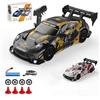 Meiurlex RC Drift Car Modell, auto da corsa telecomandata 1:24 30km/h 4WD 2,4 GHz con telecomando Mini RC Car con luci LED, giocattolo auto regalo per principianti
