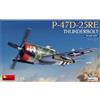 MiniArt 48009 P-47D-25RE Thunderbolt Basic Kit fedele alla replica originale, modellismo, kit di costruzione in plastica, fai da te, hobby, collage, modellismo, assemblaggio, non laccato