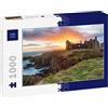 Lais Puzzle Castello di Slains al tramonto, Scozia 1000 pezzi