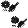 INJORA RC Gear Worm Overdrive Differenziale ASSE Acciaio Ingranaggio 13 14T per SCX24 Upgrades C10 JLU Gladiator Bronco Deadbolt Axial 1/24 RC Crawler Auto