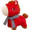 Generico Figurina Cavallo Di Fuoco 2026 - 18 Cm Mascotte In Peluche In Piedi, Peluch Fortunato Del Capodanno Cinese, Simpatico Animale Di Peluches Triste | Regalo Per Auto Da Ufficio Per Amici Di Famigli